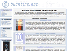 Tablet Screenshot of buchtips.net